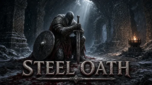 Cover art for Steel Oath, a Skyrim mod: warrior's oaths and oathbreaker penalties